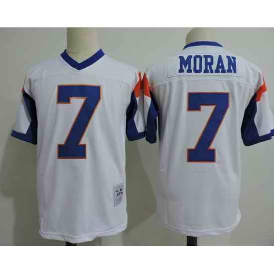NCAA Film Jersey Moran 7 White Stitched Jersey